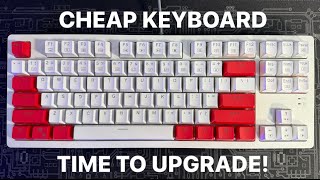 Cheapest Mechanical Hot Swappable Gaming TKL Keyboard Upgrade