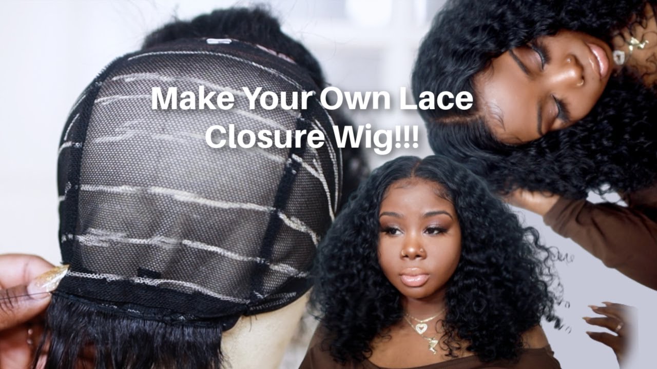 ♡ The Basics Making a Lace Closure Wig  Yummy Extensions  #RawCambodianCurly 