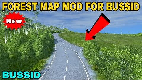 forest map mod for bussid | mod map bussid | mapas para bus simulator indonesia.