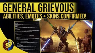 General Grievous - Abilitiesstar Cardsemotes And Official Artwork On Geonosis
