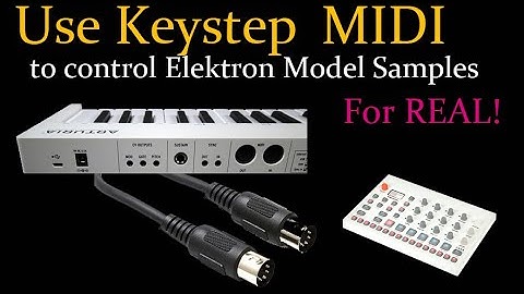 Use Midi keyboard to control Elektron Model samples in 4 minutes!