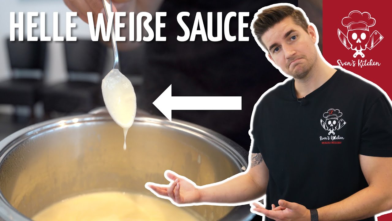 Helle Soße selber machen | Bechamelsauce - YouTube