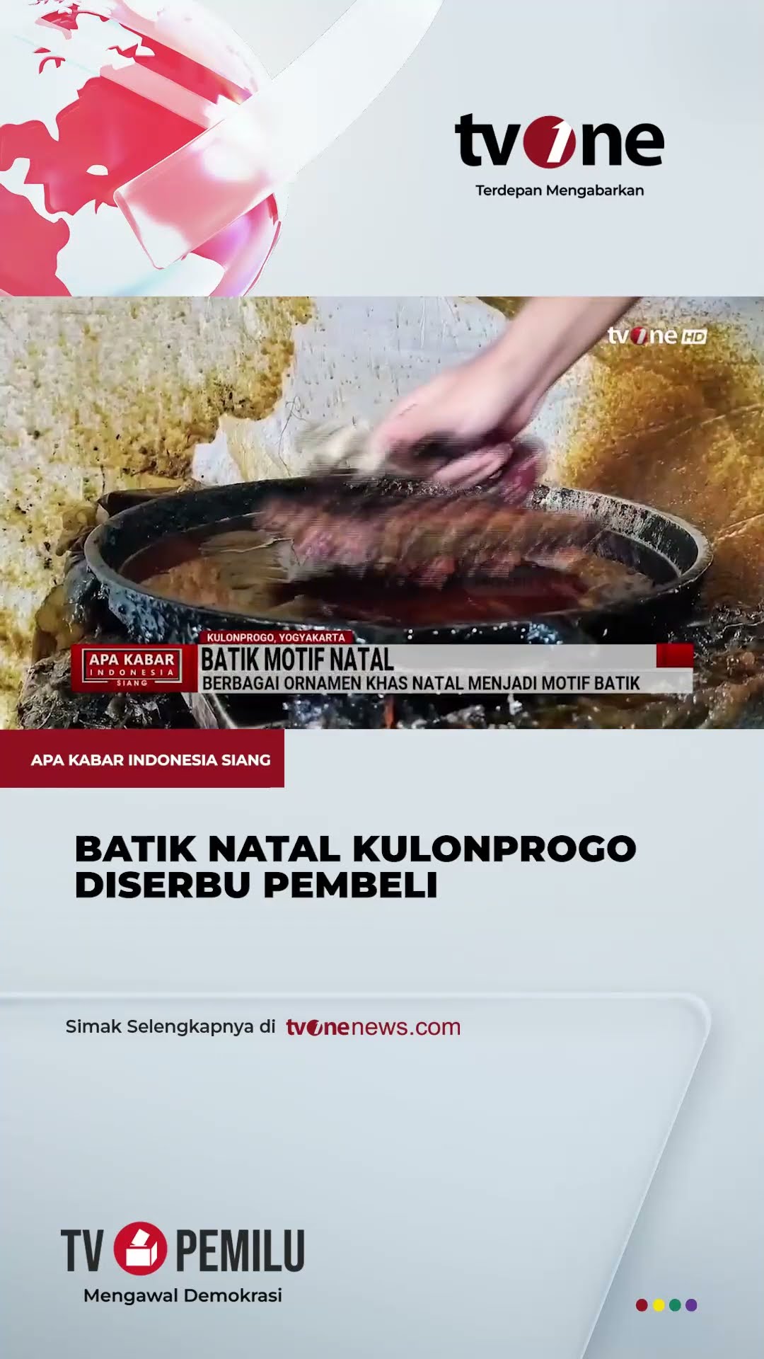 Laris Manis Batik Natal Karya Pembatik Kulonprogo | tvOne