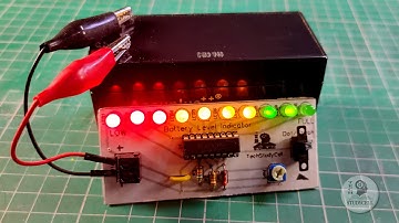 How to make Battery Level Indicator circuit at Home | Simple 9V 12V Battery Level Indicator