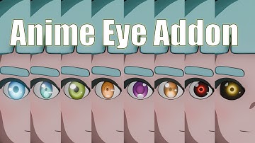 How to Make Anime Eyes in Blender | 10 Procedural Eye Textures Showcase