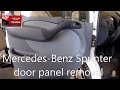 Mercedes-Benz Sprinter (1995–2006)    door panel removal