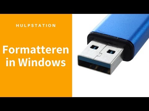 Video: Het Bestandssysteem Op Een USB-flashstation Wijzigen