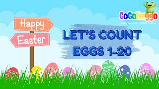 Easter Egg Counting Song 🥚🐰 | Learn Numbers 1–10 for Kids | Fun Easter Learning | GoGoFreggo