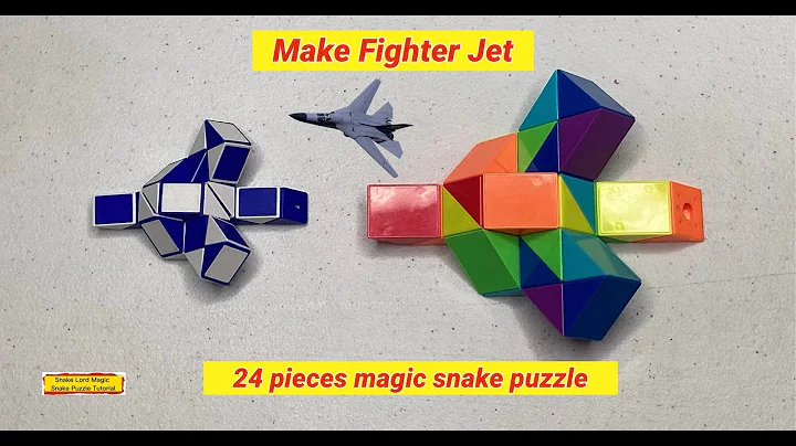 Make A Fighter Jet - 24 Pieces Magic Snake Puzzle #snakelordmagicsnakepuzzletutorial