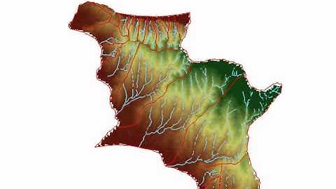 Water Basins in Thermaikos Area with ArcGis 9.3 Arcscene Animation