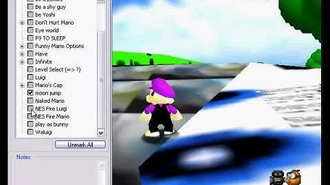 Super Mario 64 some random codes (Legacy BM)