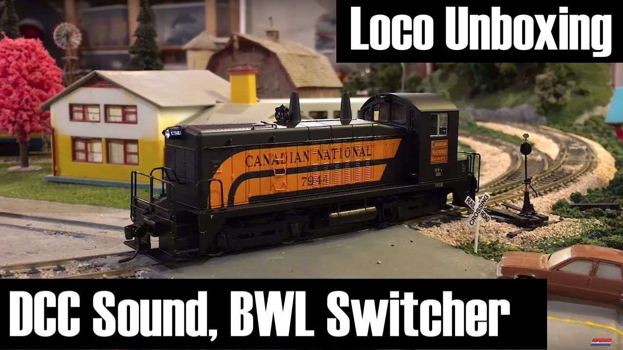 Broadway Limited NW2 CN Switcher W/DCC Sound - Unboxing, Test and Review