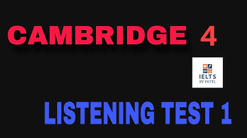 CAMBRIDGE 4 LISTENING TEST 1 WITH ANSWERS ll NOTES ON SOCIAL PROGRAMME