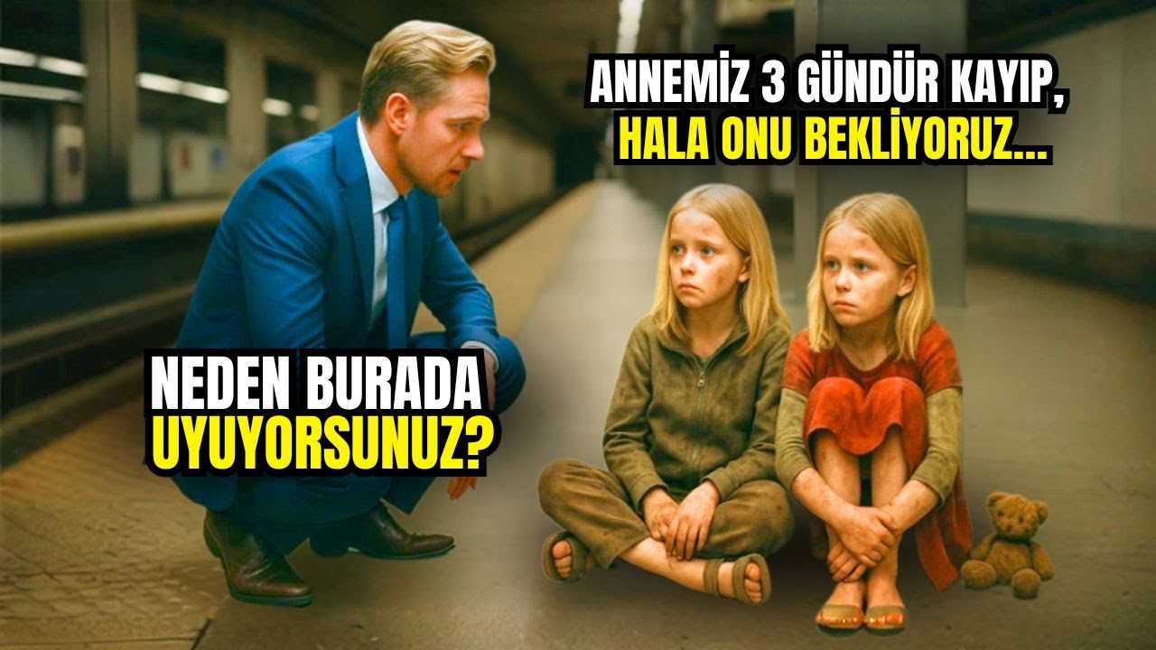 Fakir ikizler her gece metroda uyuyordu – Milyoner nedeni öğrenince gözyaşlarına boğuldu!