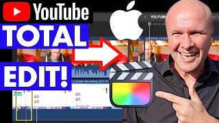 Edit your YouTube video along with me! Real time small Youtuber FCP edit session Final Cut Pro