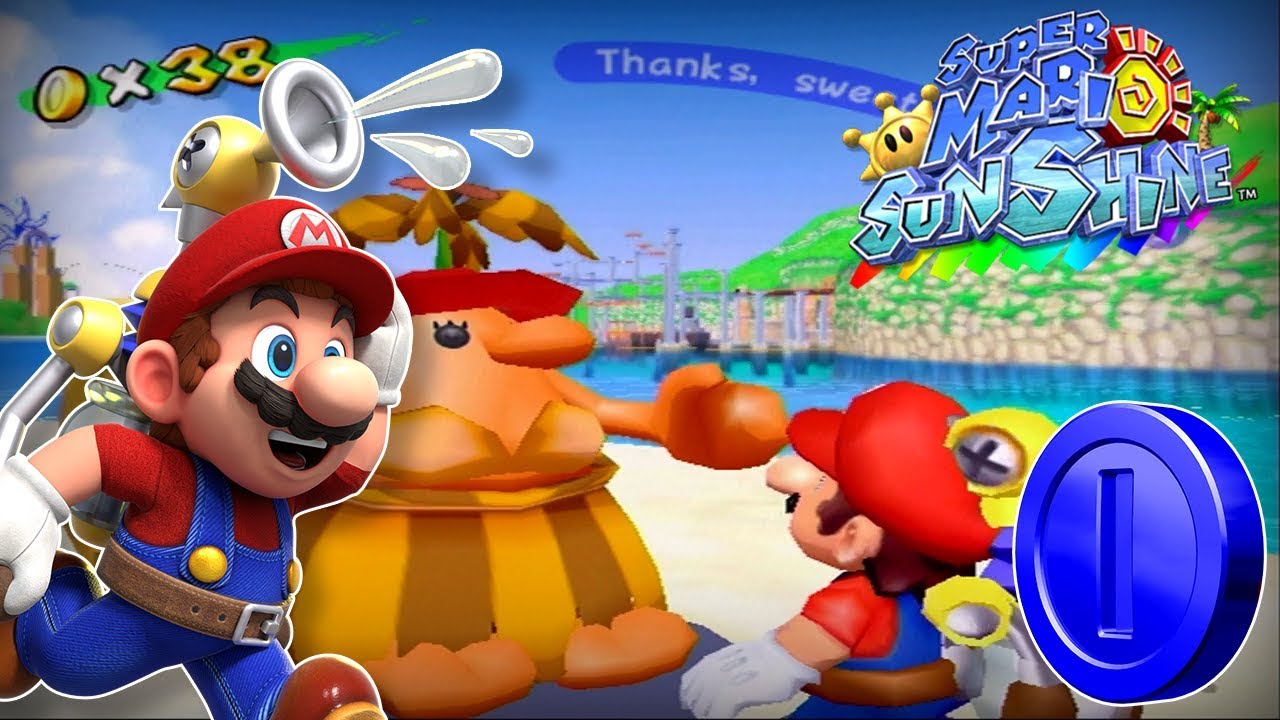 Super Mario Sunshine - Delfino Plaza Blue Coins