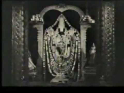 Sri Venkateswara Swami  Balaji  Tirumala  60  years old   original rare video