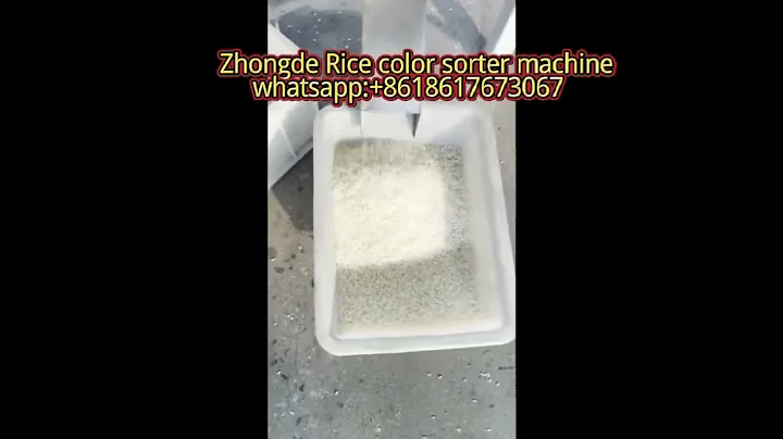 Zhongde Rice Color Sorter/ Sorting Machine With Remote Control Service #sorting #separation #rice