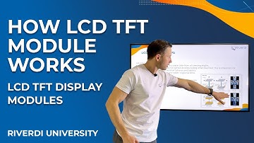 How LCD TFT modules work - TFT displays rules explained