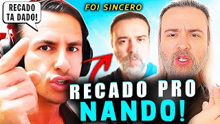 Super Xandão Manda O Papo Reto Para O Nando Moura Por Que Ele Nunca Falou Sobre Isso? Sem Livepix