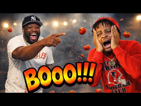 50CENT CLOWNS Ti AFTER GETTING BOOED OFF STAGE AT HIS LATEST COMEDY SHOW