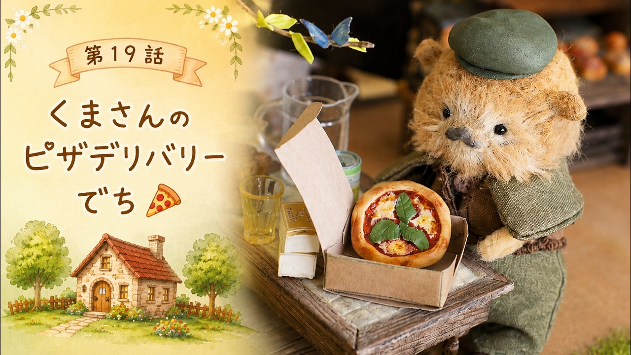 くまさんのピザデリバリーでち🍕🐻Bear's Pizza Delivery｜ep.19 - YouTube