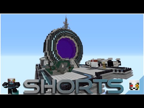 Stargate Nether Portal Time-lapse #DerpolShorts