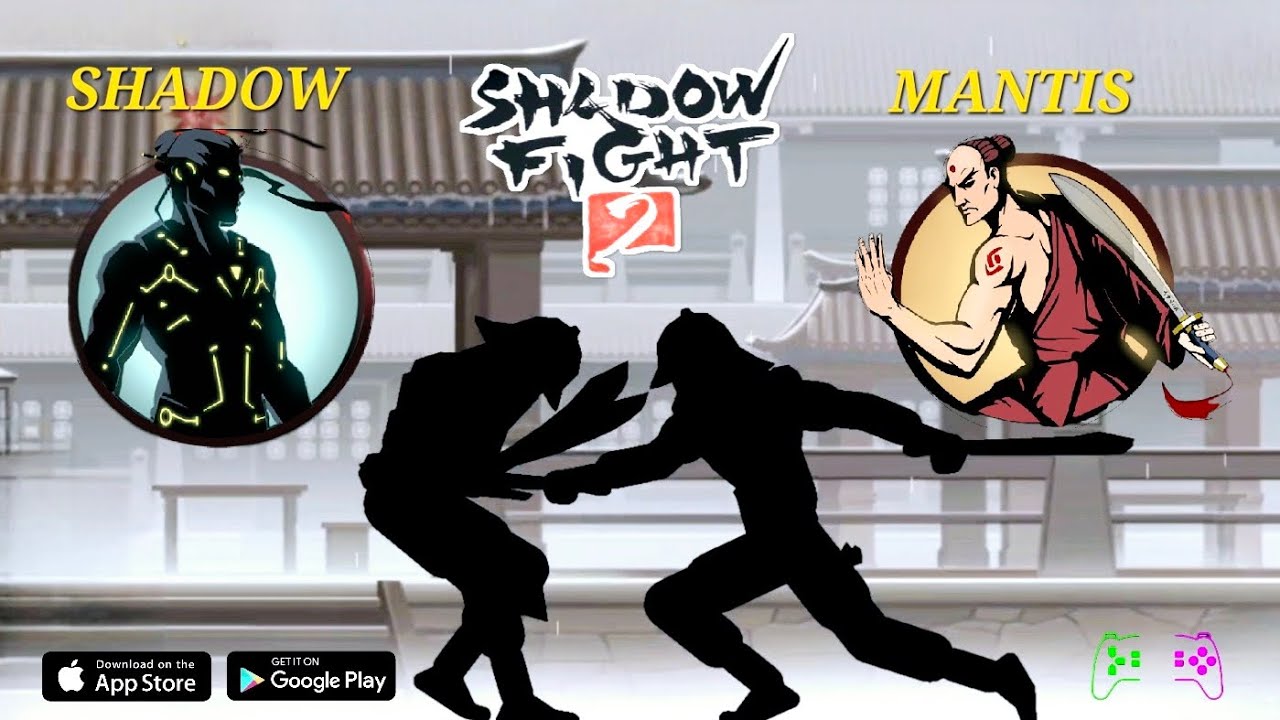 Shadow Fight 2 | SHADOW Vs MANTIS [ BODYGUARD 3 , Act 2 ] - YouTube
