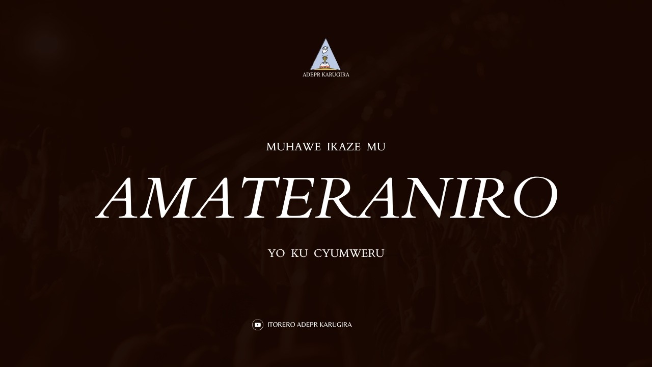 LIVE🔴 AMATERANIRO YO KU CYUMWERU(08/03/2026) ADEPR KARUGIRA