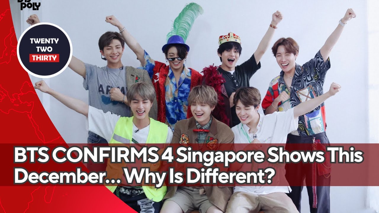 BTS CONFIRMS 4 Singapore Shows This December… Why Is This Stop So Different?