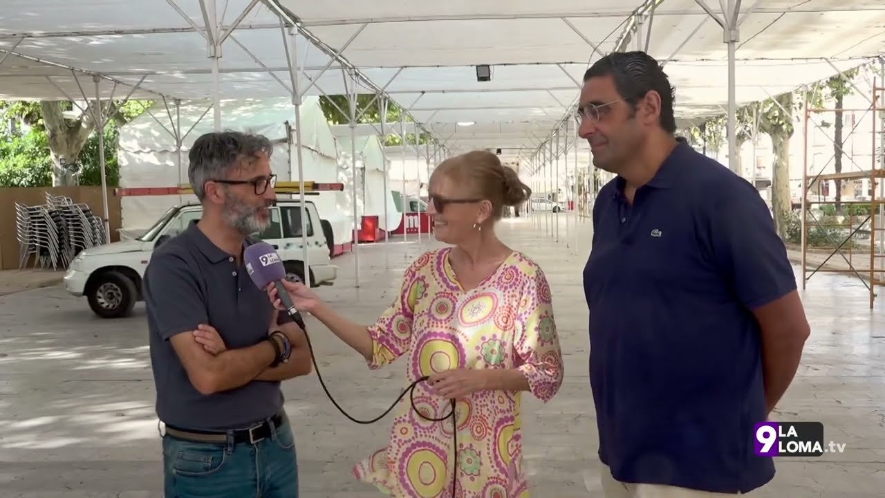 Feria de Baeza 2023 · Entrevista Ignacio Montoro, c. seguridad y tráfico y Joaquín Garrido, jefe seg