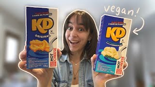 Vegan KD Taste Test! Review of Kraft x NotCo Plant Based Mac and Cheese