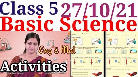 Class 5 Basic Science Worksheet 27/10/21|STD 5 Basic Science Worksheet 27/10/21|Activities|@educutz131