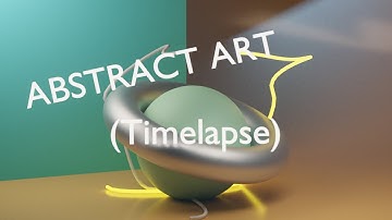 Abstract Art (Blender Timelapse) - Blender 2.8