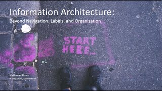 TorCHI | Information Architecture | Nathaniel Davis, Methodbrain