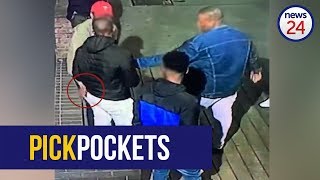 WATCH: Pickpockets caught on camera outside East London restaurant