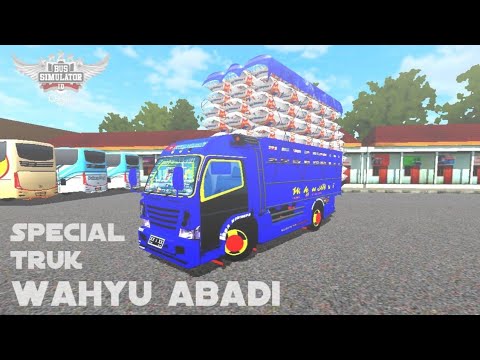  Livery  Bussid Mod Livery  Truk  Wahyu Abadi livery  truck 