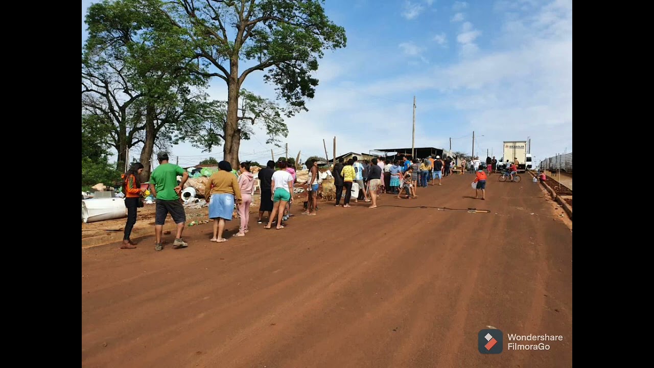 Helping poor in Brazil Londrina with my TCS 