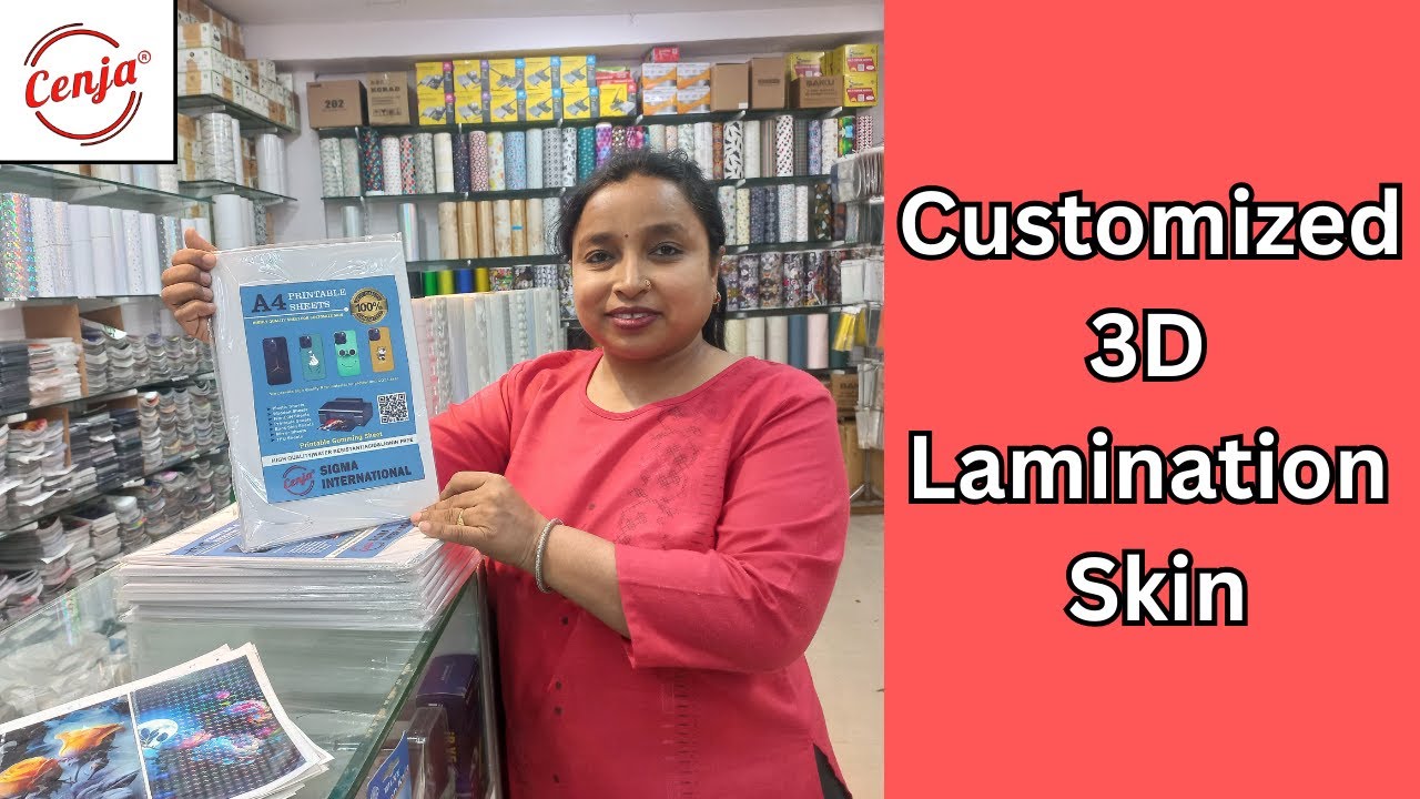 How to make customized 3d lamination skin Customized mobile back