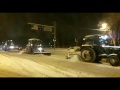 Уборка снега с улиц и тротуаров города Алматы
