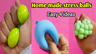 Home made stress balls 4 easy ideas/craft tamil