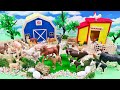 Top best creative diy cattle farm diorama  house of animal farm and barnyard animal