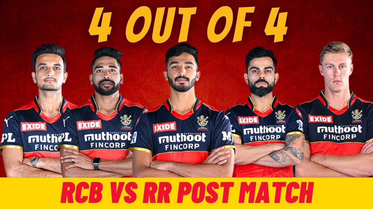 RCB vs RR Post Match Analysis