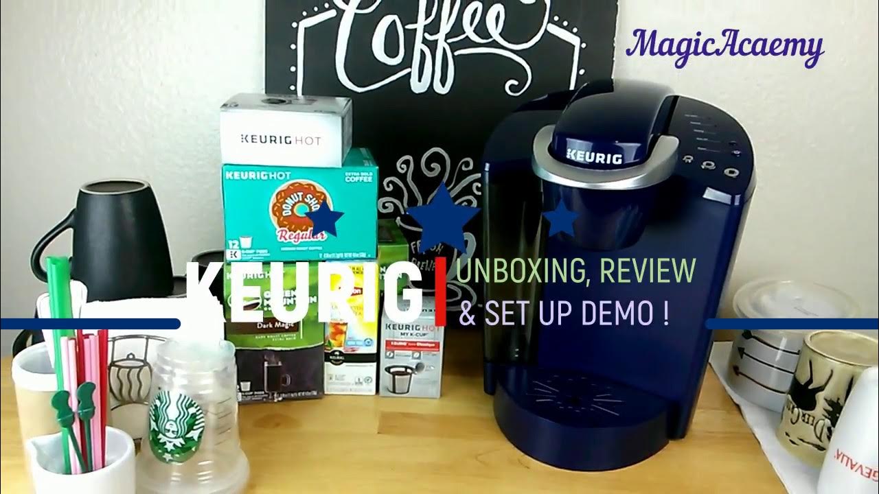 UNBOXING KEURIG K55 REVIEW SETUP DEMO YouTube