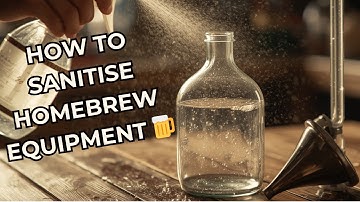 How to Sanitize Homebrew Equipment 🧽