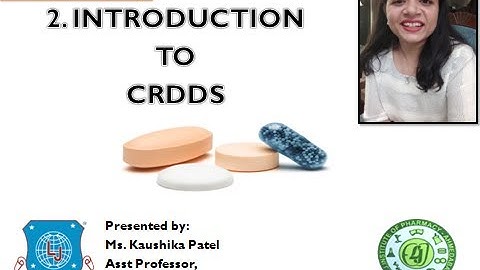 Sem 7_NDDS_Introduction to CRDDS_Ms  Kaushika Patel