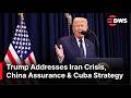 FULL REMARKS: U.S. President Trump Addresses Iran Crisis, China Assurance &amp; Cuba Strategy | AC15