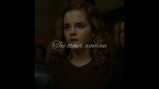 The other woman…. #hermionegranger #romione #sad #harrypotter