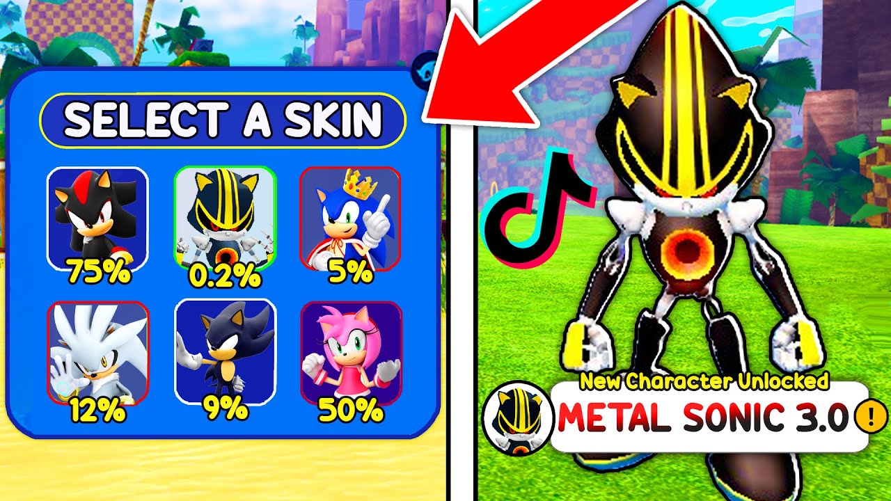 I UNLOCKED New METAL SONIC SKIN in Sonic Speed Simulator! (Roblox) 