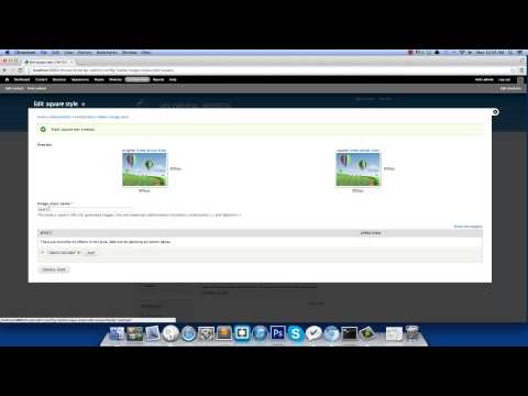 Drupal 7 Theme Appearance: Creating Image Styles  - Drupal 7 First Steps